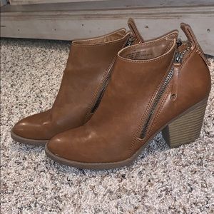 Brown booties